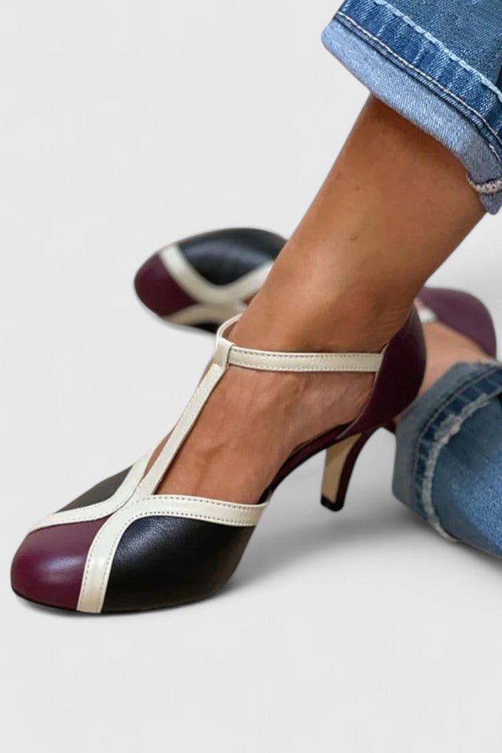 SERENA – ELEGANT T-STRAP HEELS