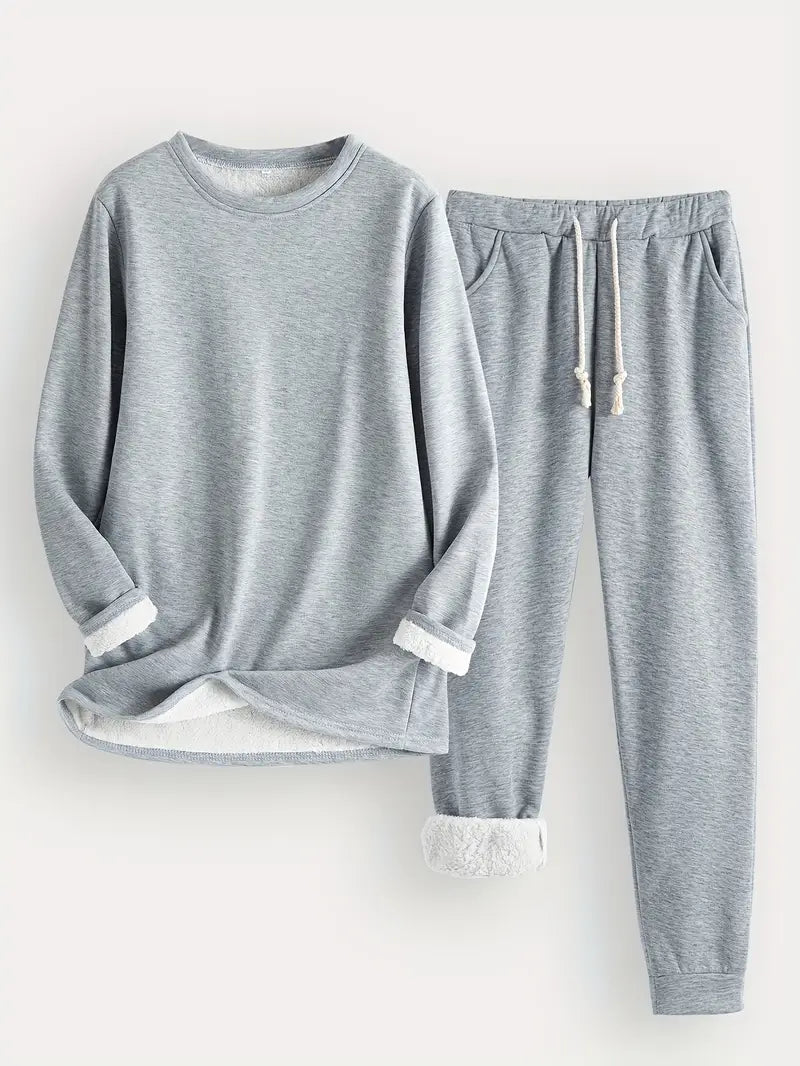 SOPHIA – COZY FLEECE-LINED LOUNGE SET