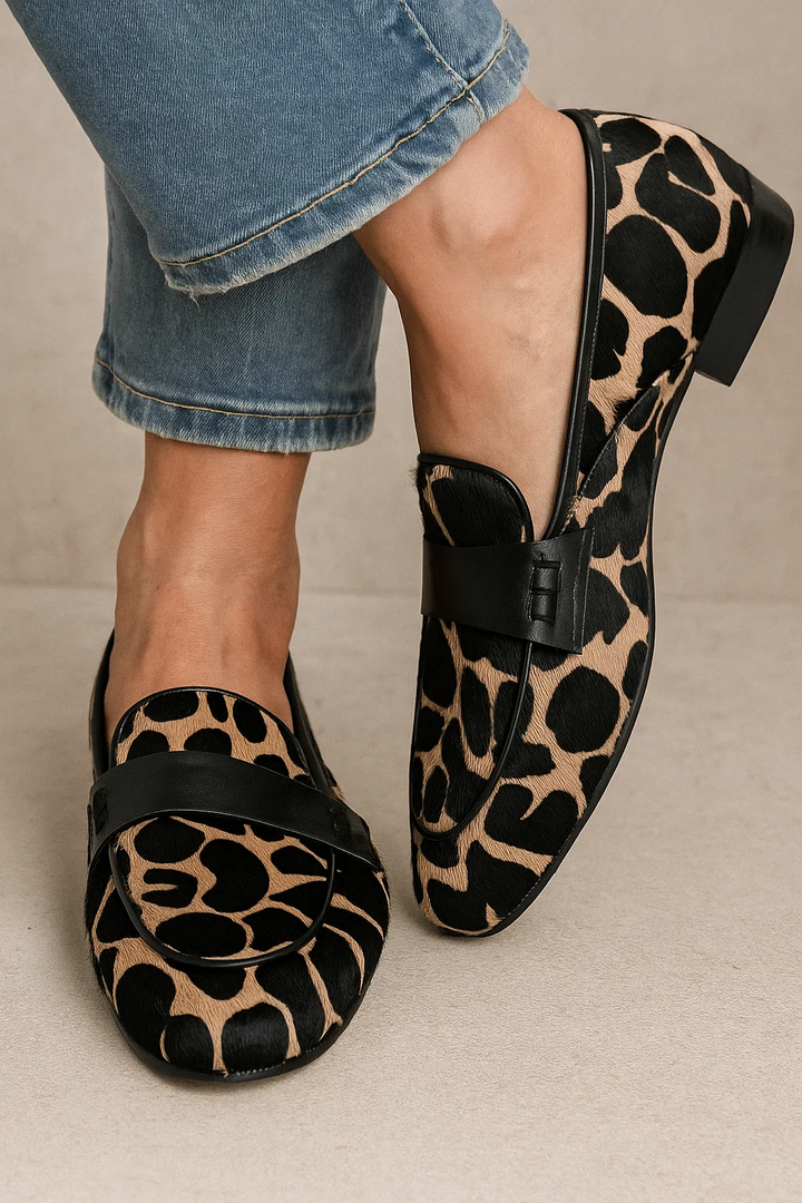 NATALIE – WILD ELEGANCE SLIP-ON LOAFERS