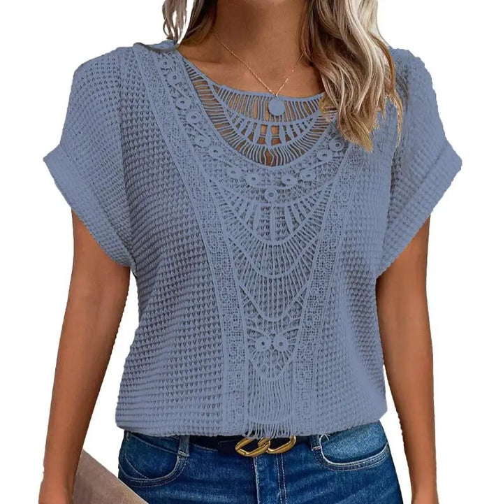 SAVANNAH – BOHO ELEGANCE CROCHET BLOUSE
