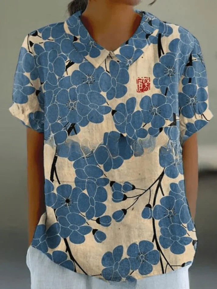 Devika | Floral Pattern Blouse