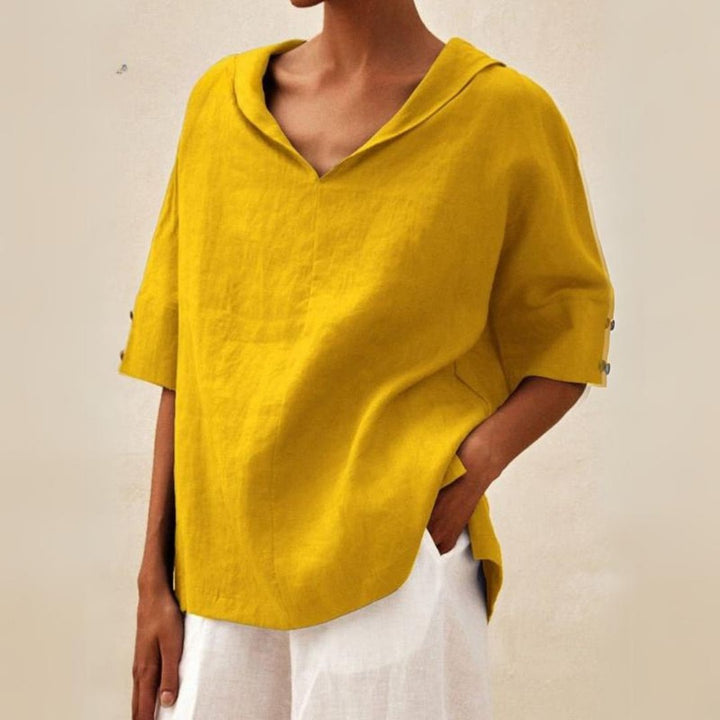 AELIANA – CASUAL LINEN BLOUSE