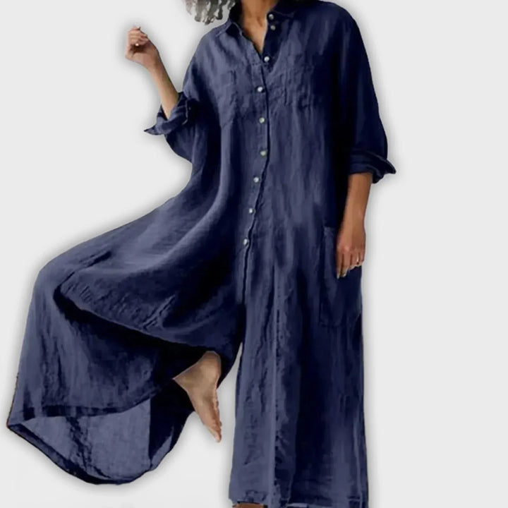 ISABELLA – BREEZE FLOW SHIRT JUMPSUIT