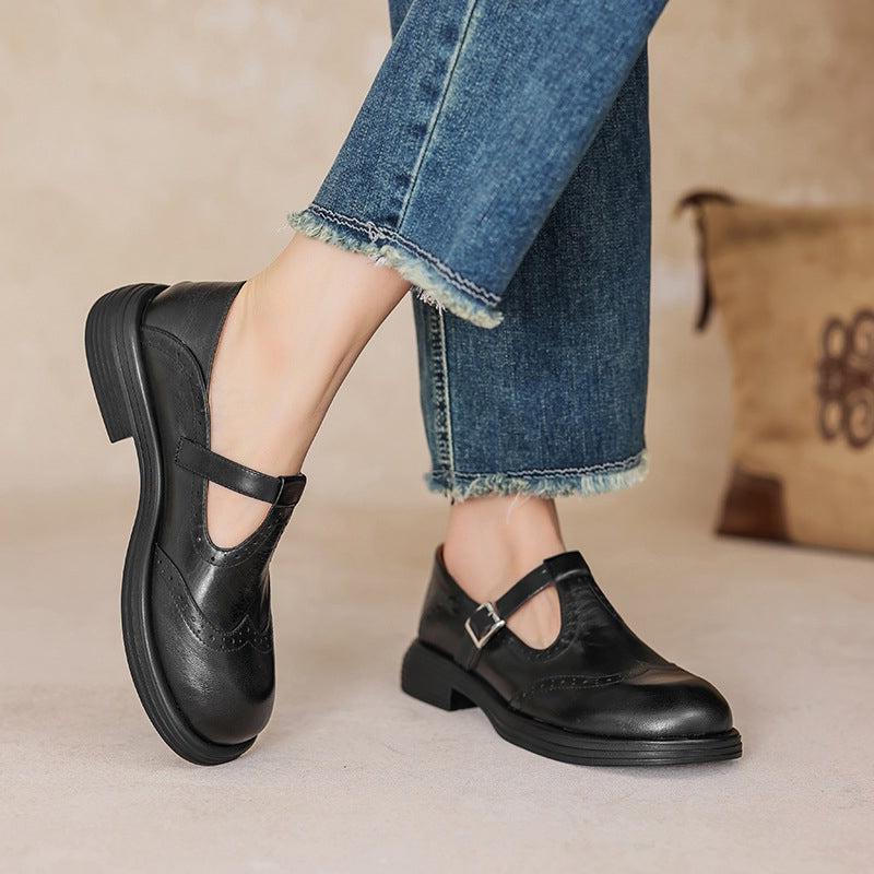 CAMILLE – VINTAGE T-STRAP SHOES