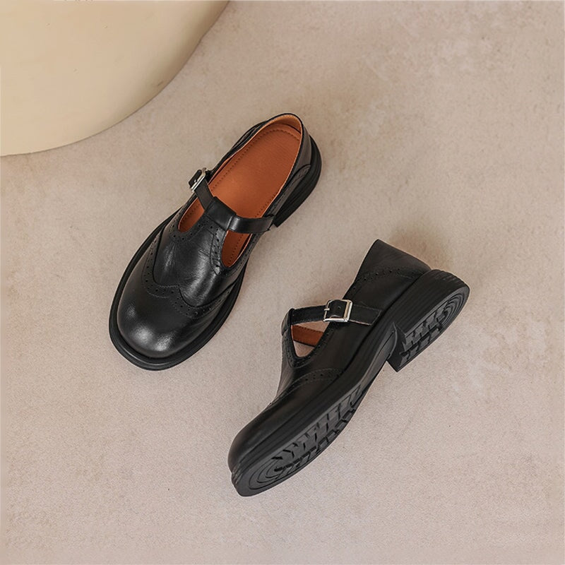 CAMILLE – VINTAGE T-STRAP SHOES