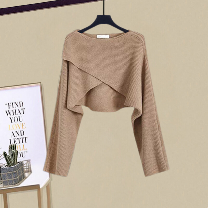 NATALIA – ELEGANT DRESS & SWEATER SET
