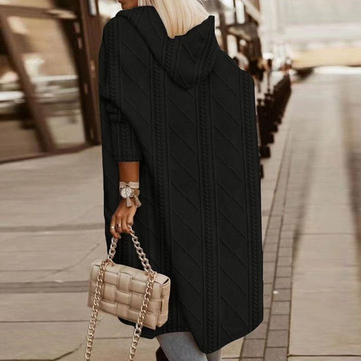 SIERRA – URBAN CHIC KNIT HOODED CARDIGAN